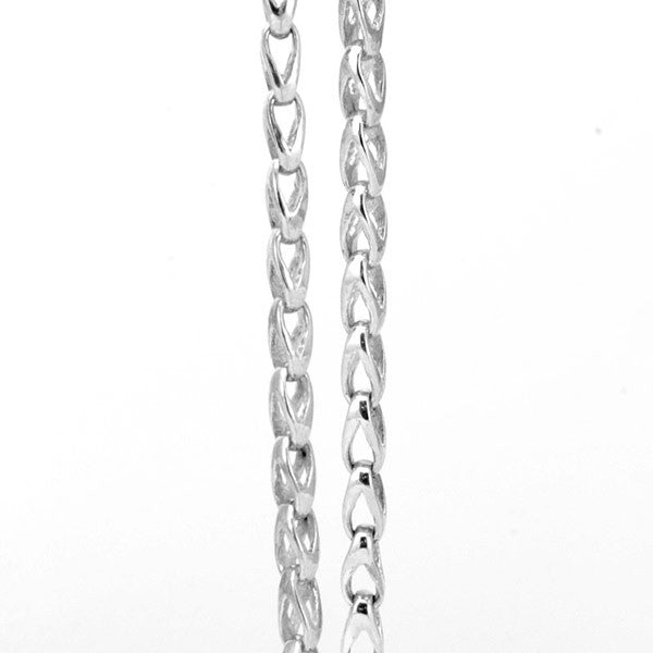 Link Bracelet in Sterling Silver 9"