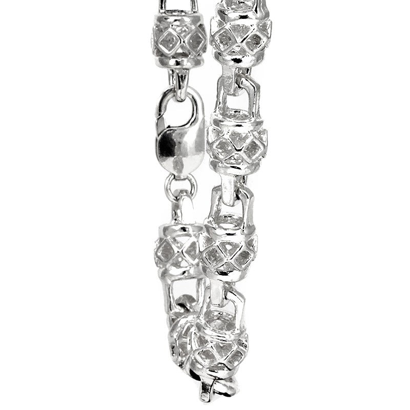 Link Bracelet in Sterling Silver