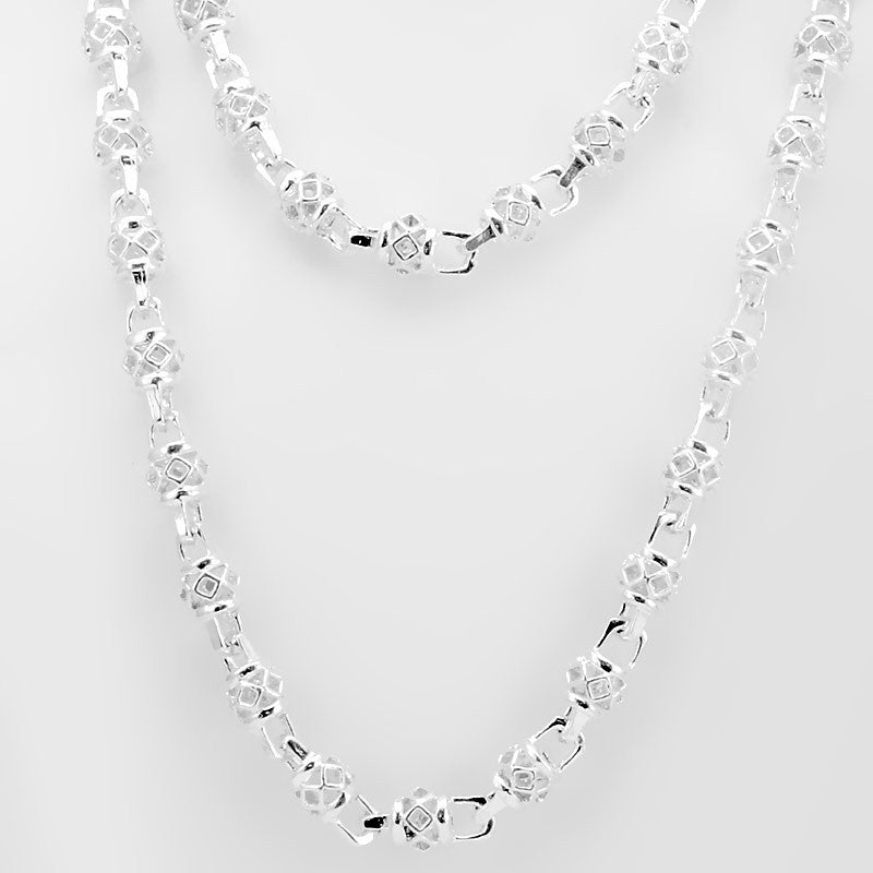 Silver Link Chain Necklace