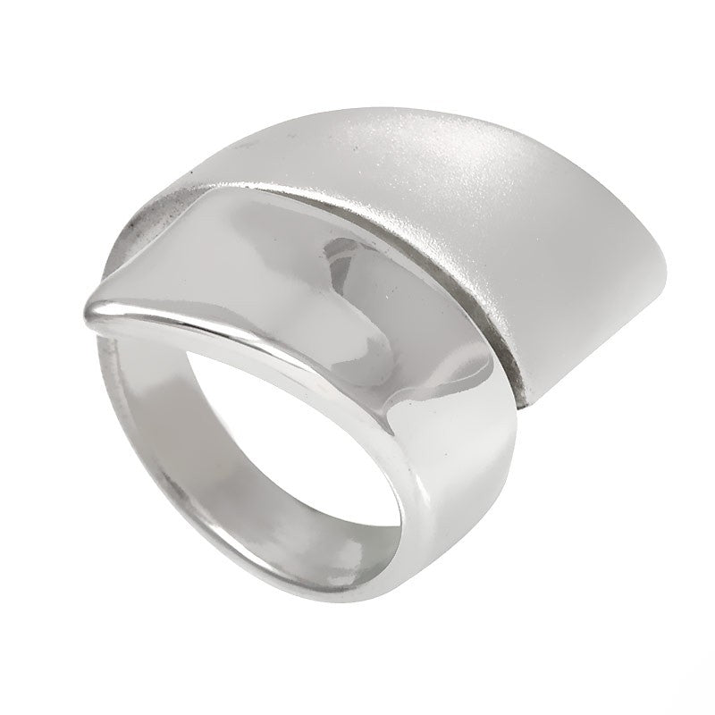 Unique Design Ladies Ring in Sterling Silver