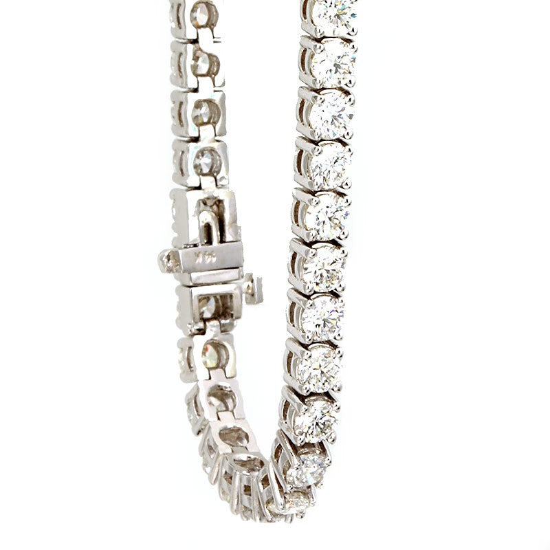 Classic Prong Set Diamond Tennis Bracelet in 14K White Gold