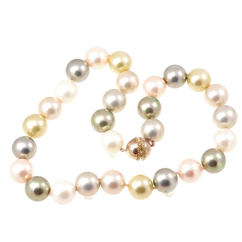 Multi Colored Pearl Necklace