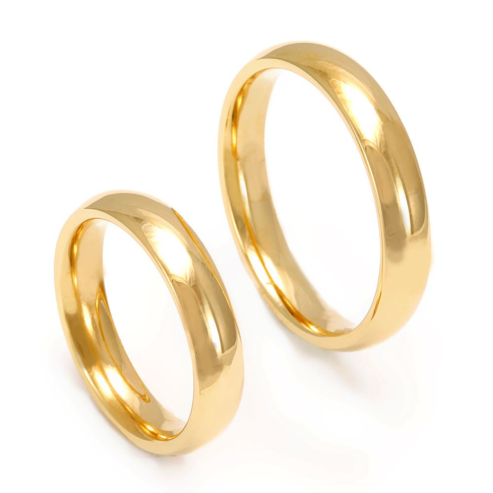 18K Yellow Gold Wedding Band