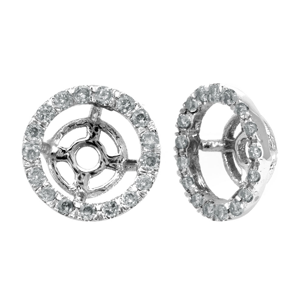 Online Halo Diamond Stud Earrings Jacket